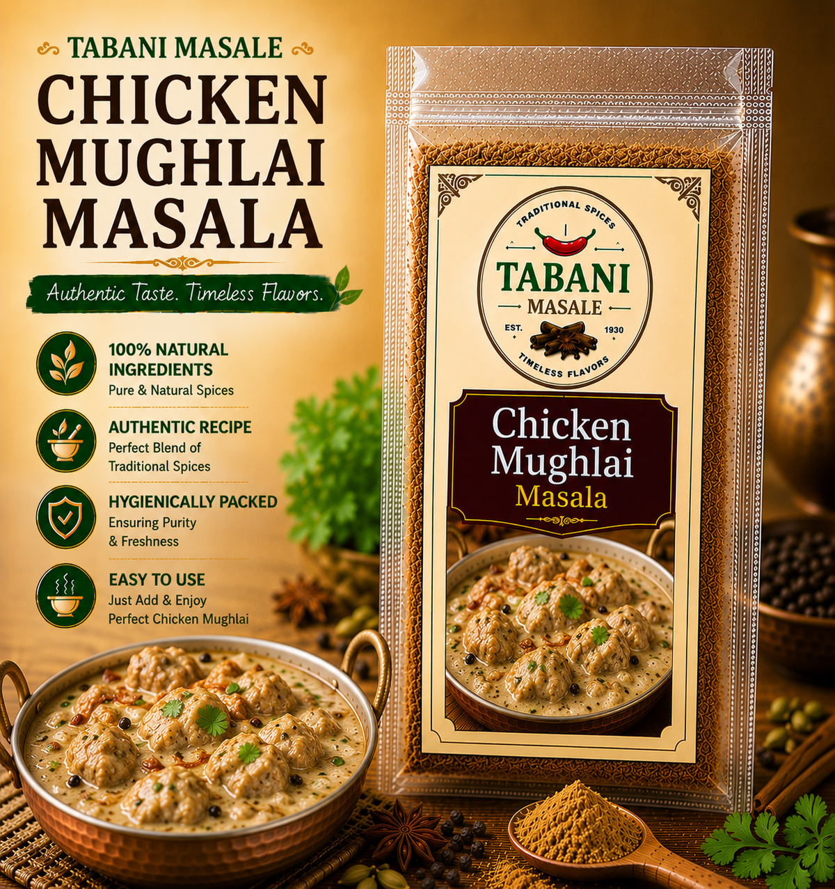 Chicken Mughlai Masala