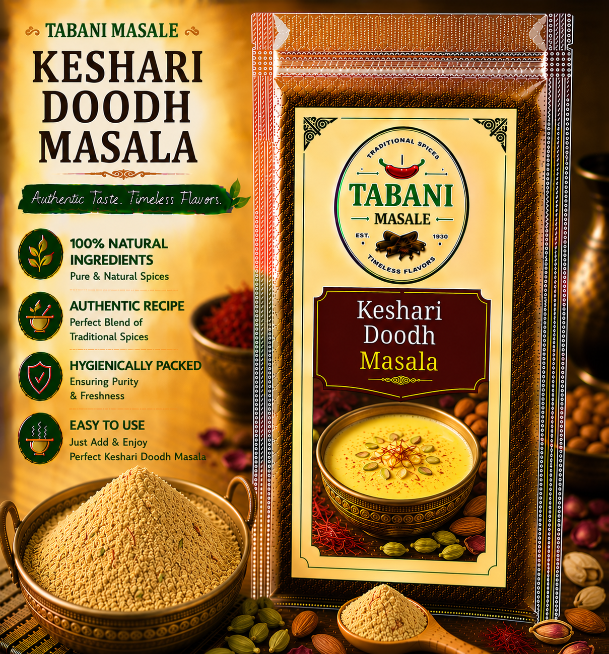 Keshari Doodh Masala